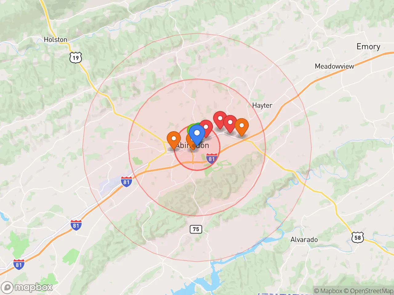 Hood Index scan area
