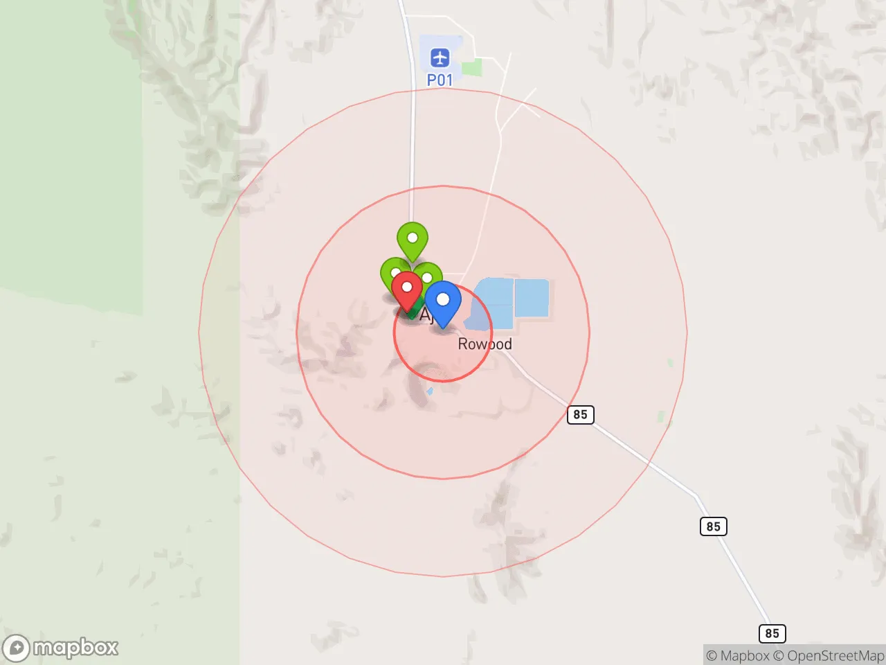 Hood Index scan area