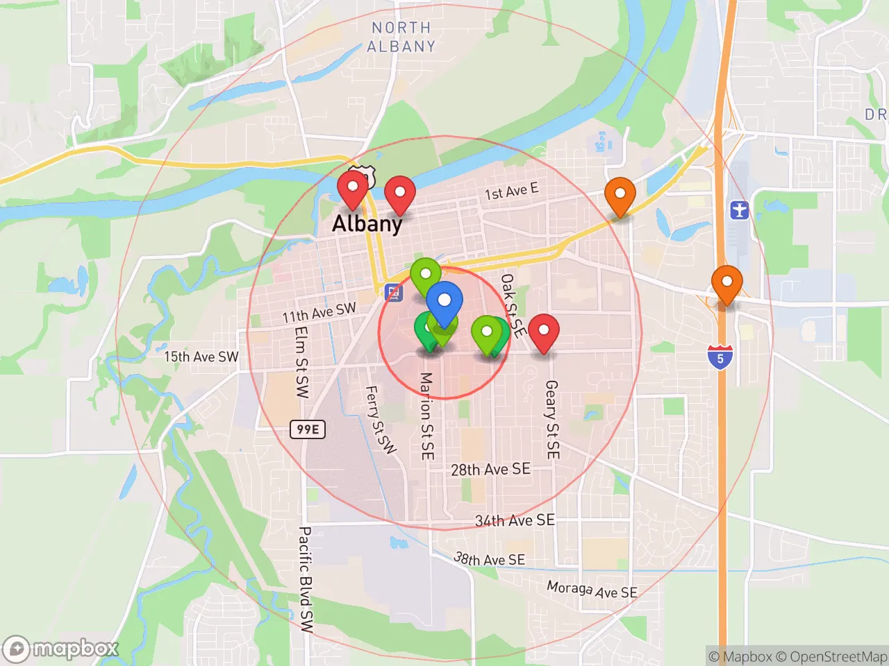 Hood Index scan area