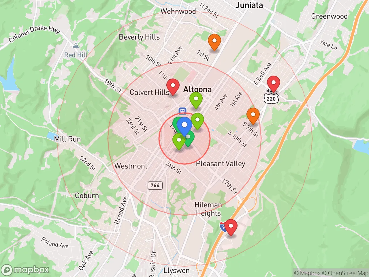 Hood Index scan area