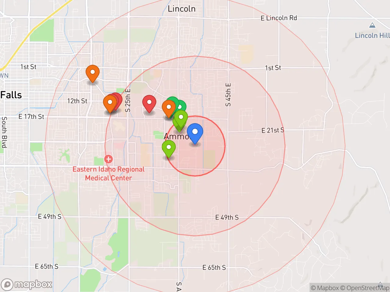 Hood Index scan area