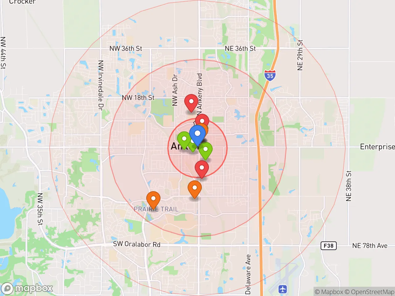 Hood Index scan area