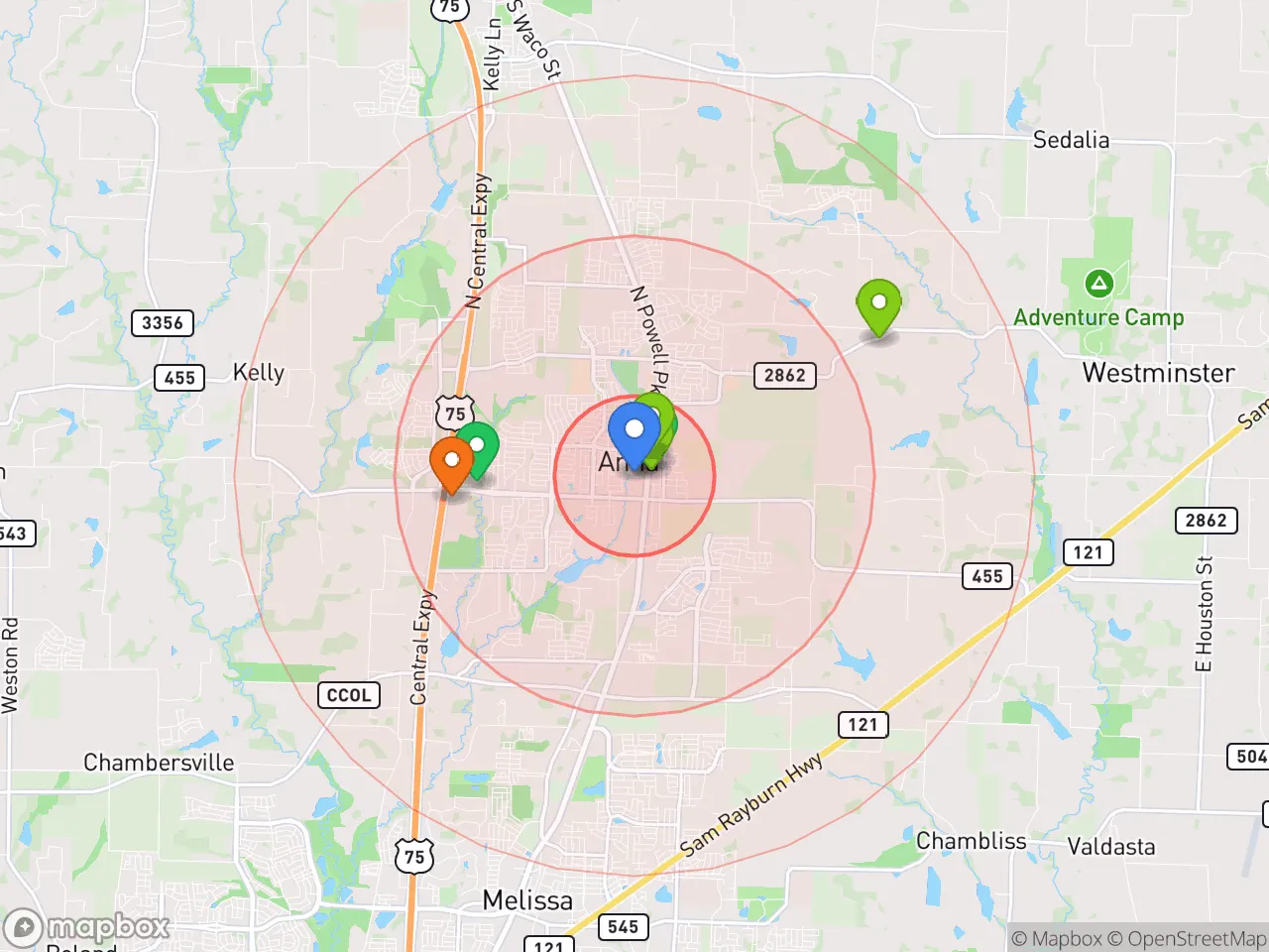 Hood Index scan area