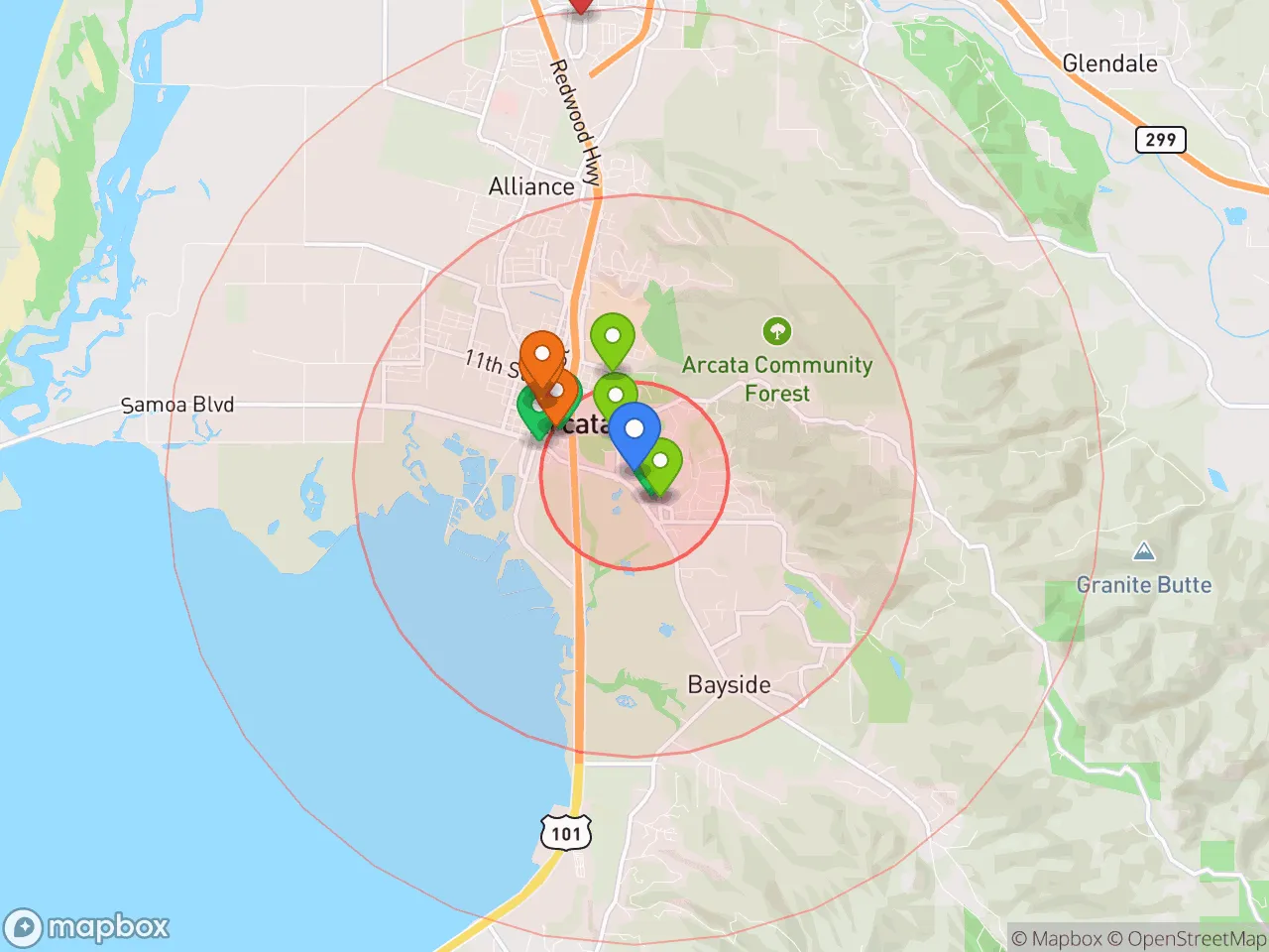 Hood Index scan area