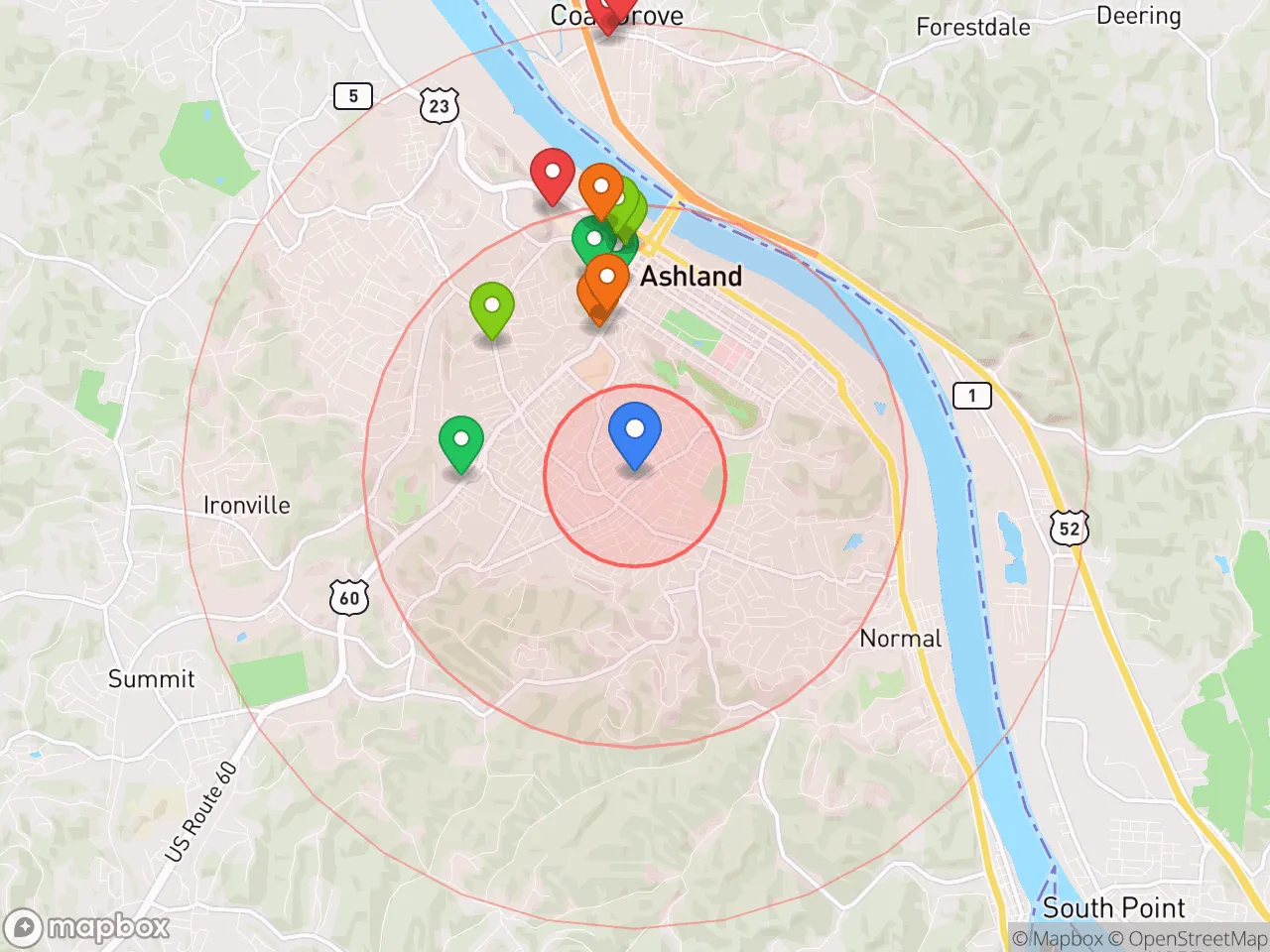 Hood Index scan area