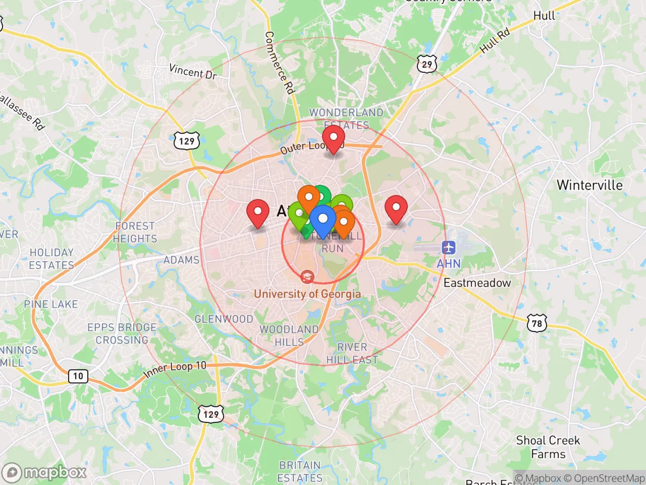Hood Index scan area