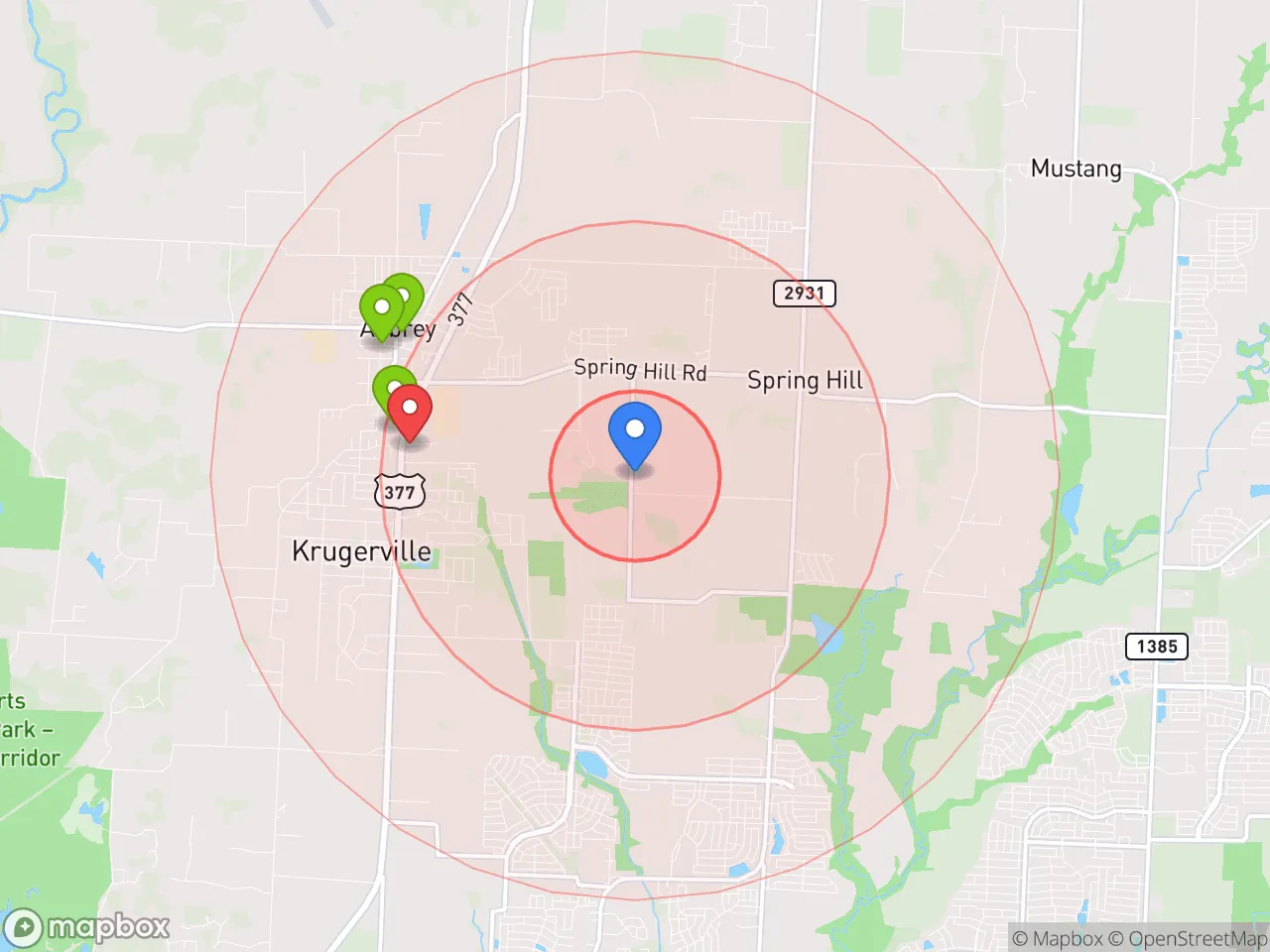 Hood Index scan area