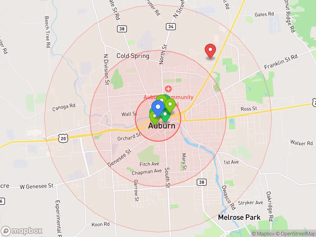 Hood Index scan area