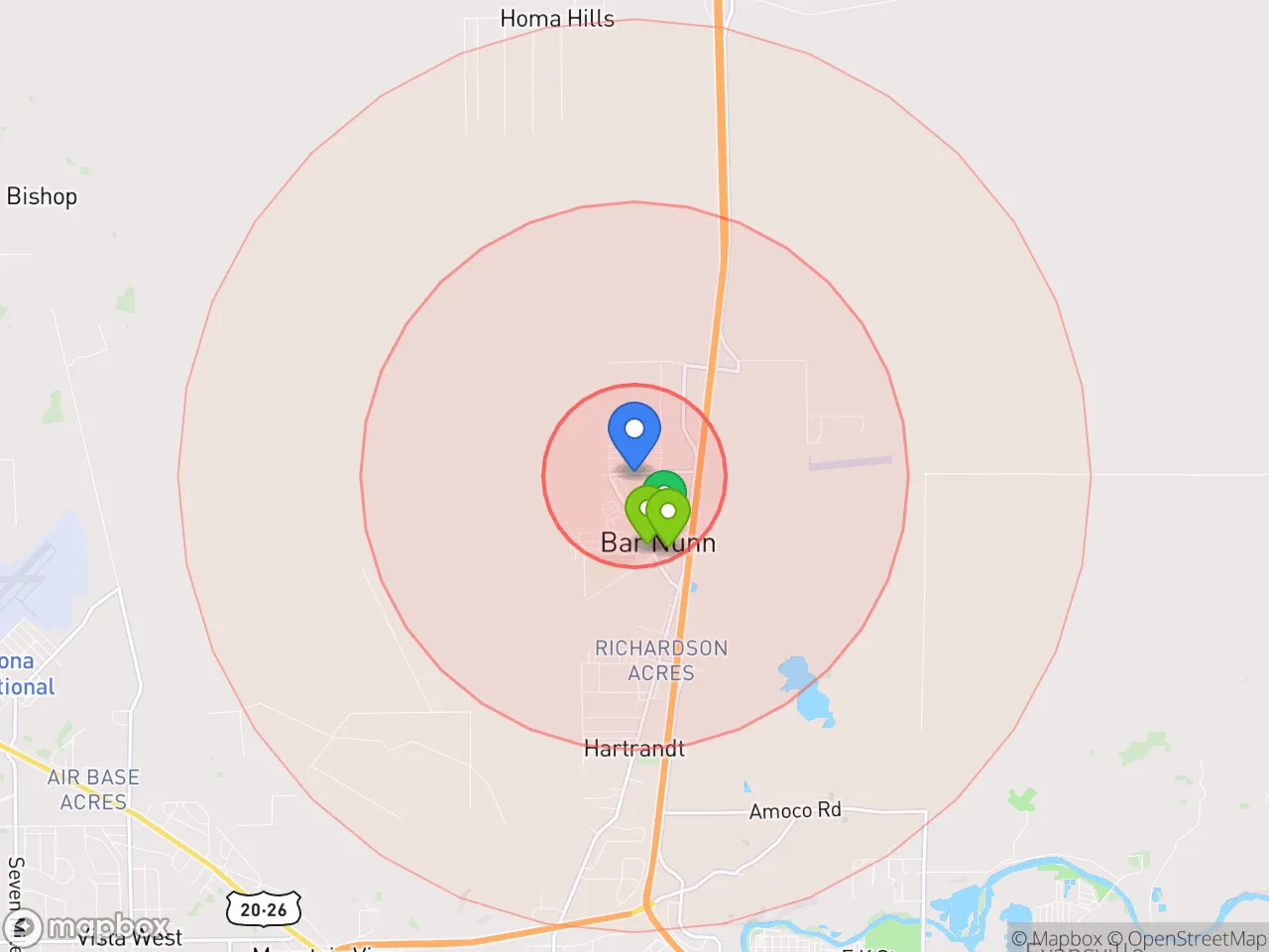 Hood Index scan area