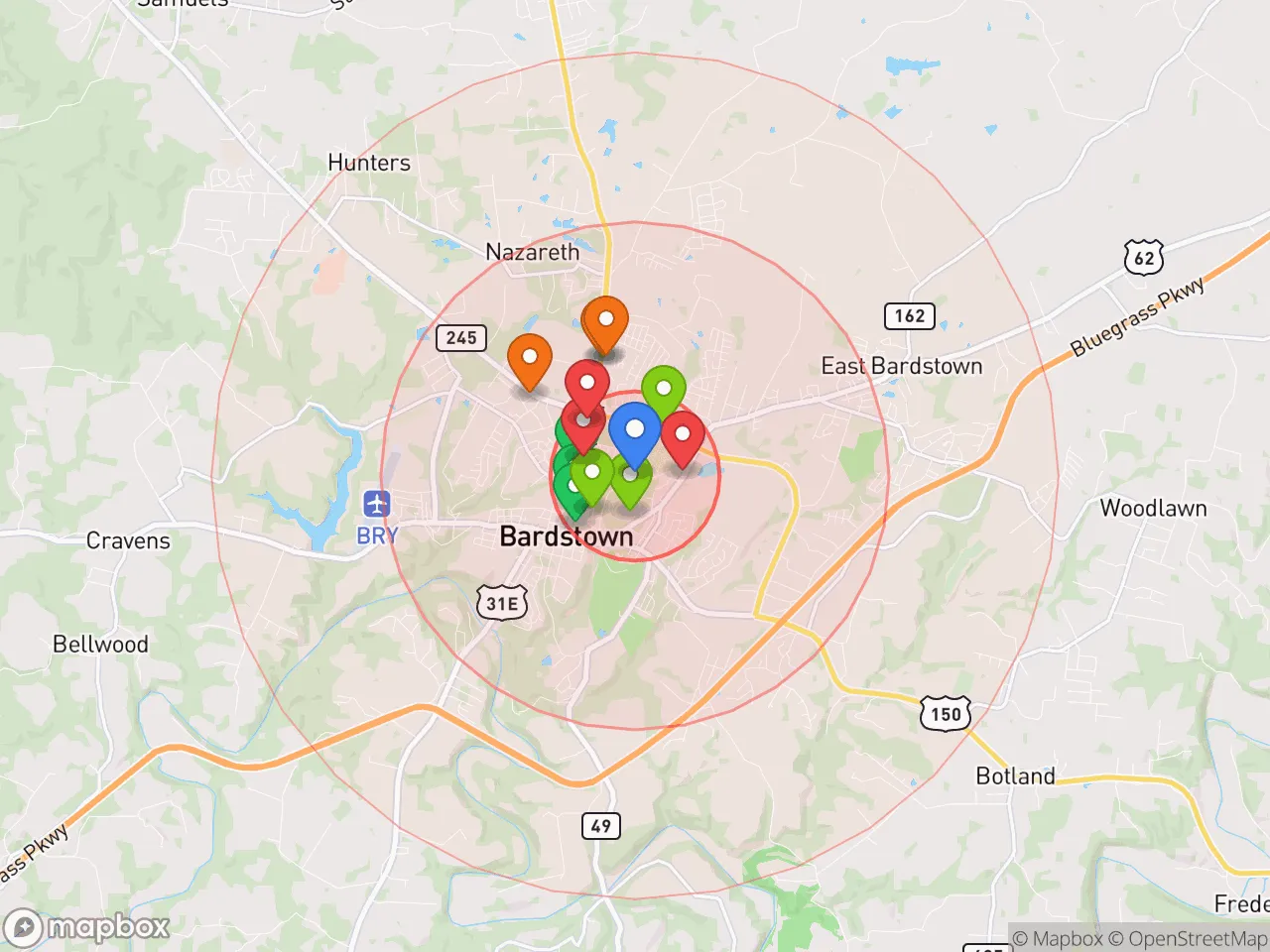 Hood Index scan area