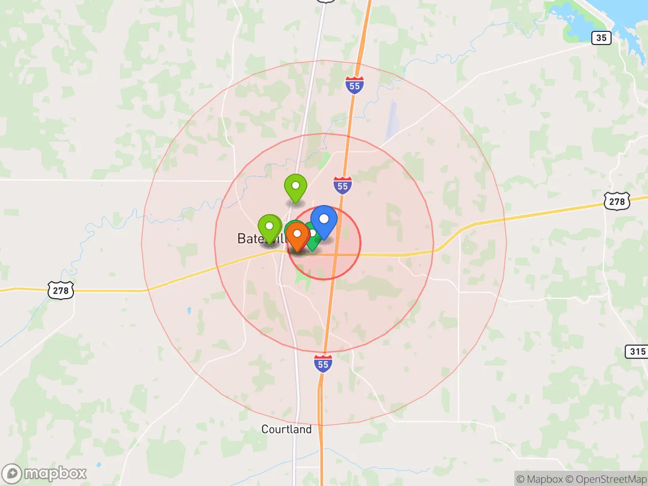 Hood Index scan area