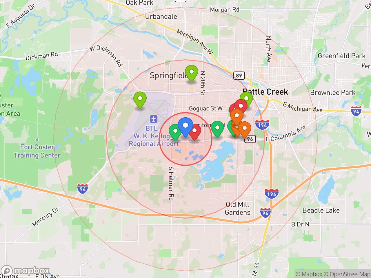Hood Index scan area