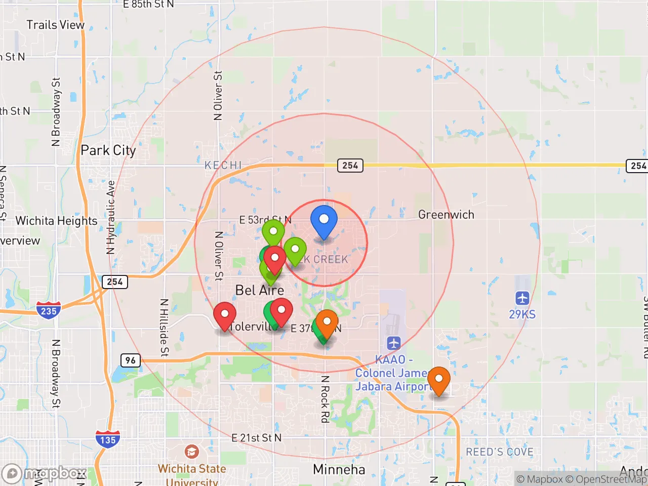 Hood Index scan area
