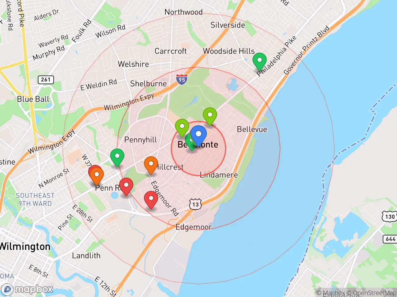 Hood Index scan area