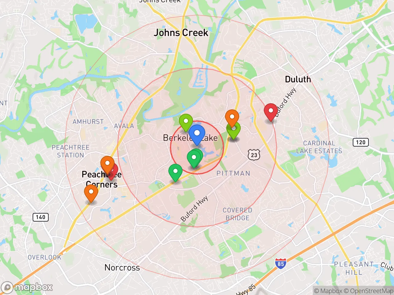 Hood Index scan area