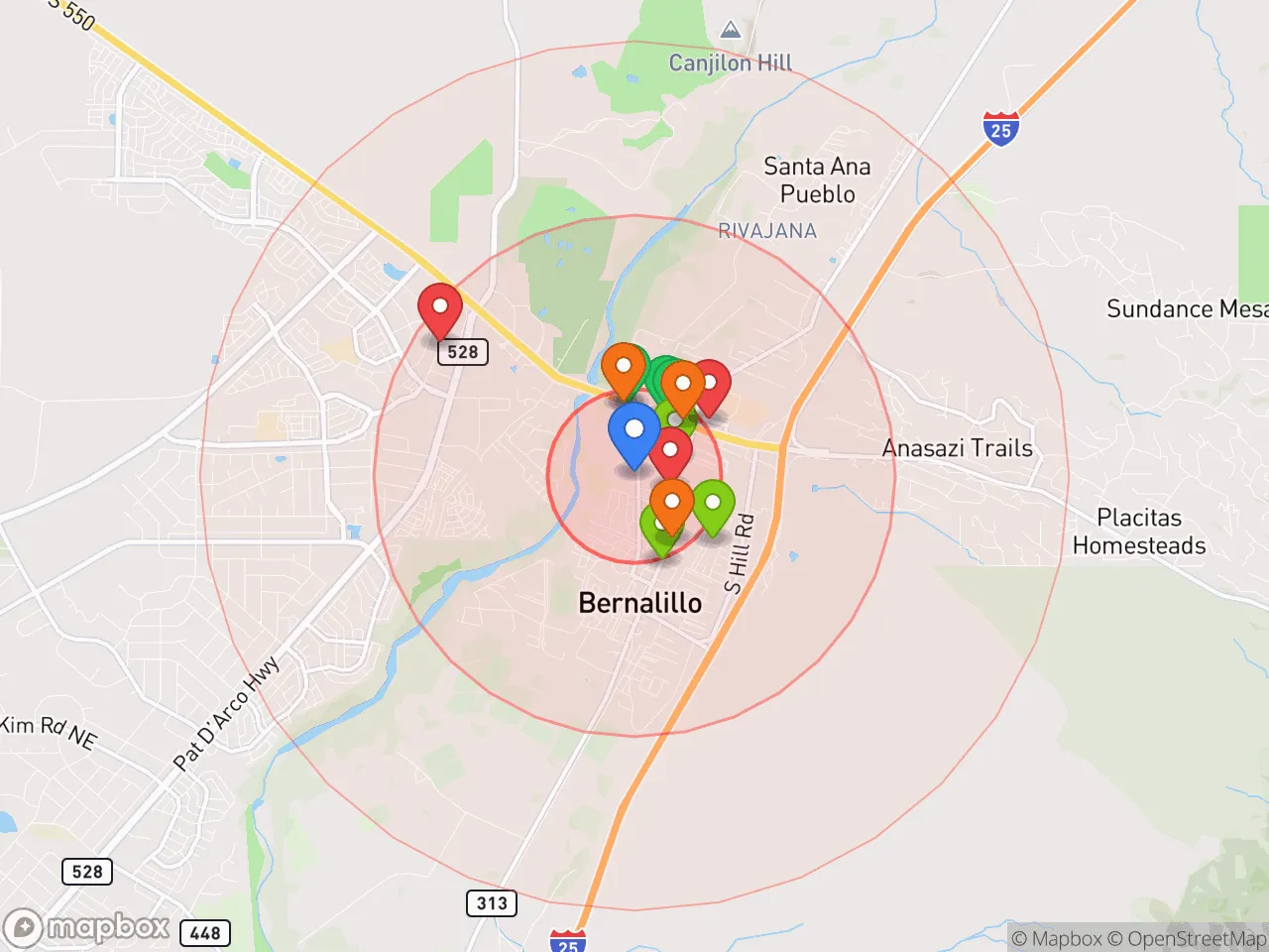 Hood Index scan area