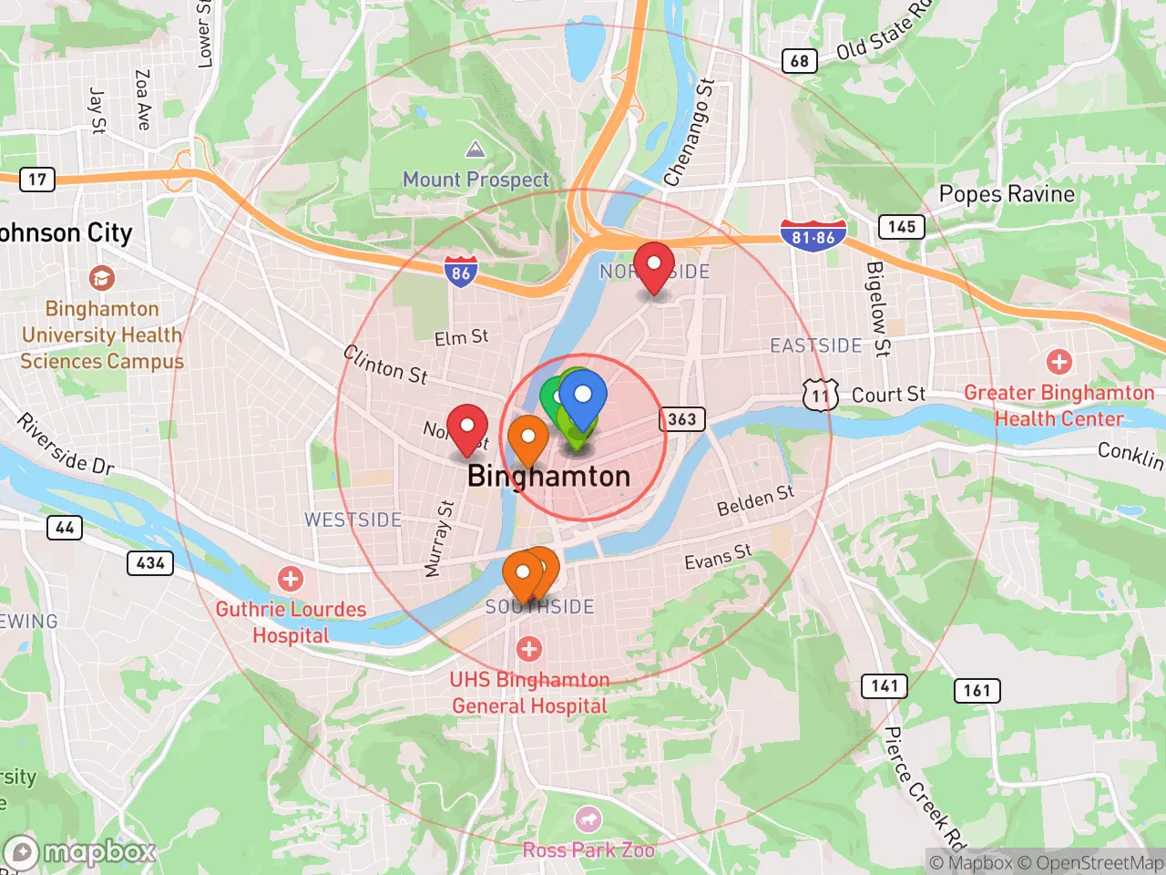 Hood Index scan area