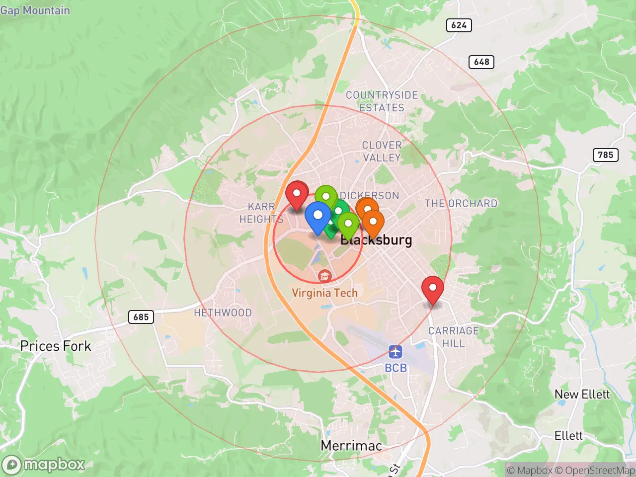 Hood Index scan area