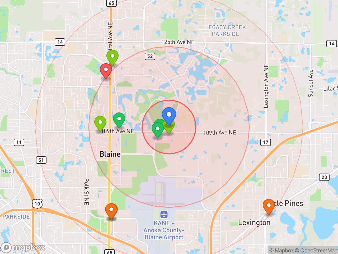 Hood Index scan area