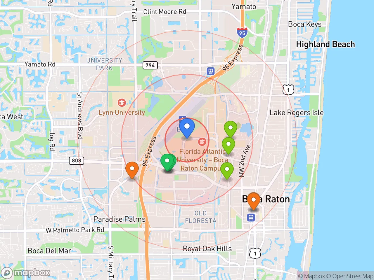 Hood Index scan area