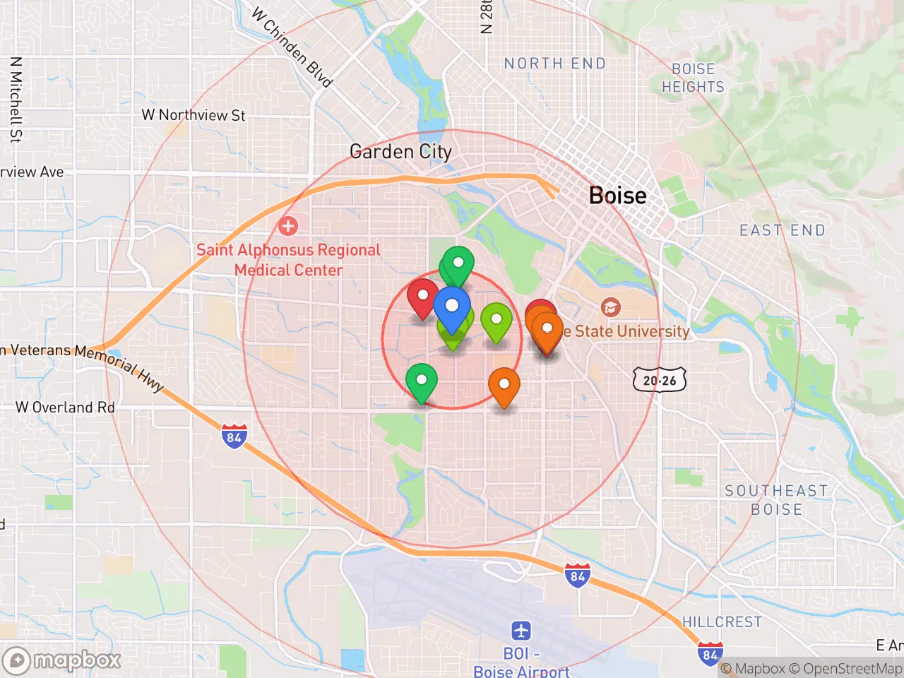 Hood Index scan area