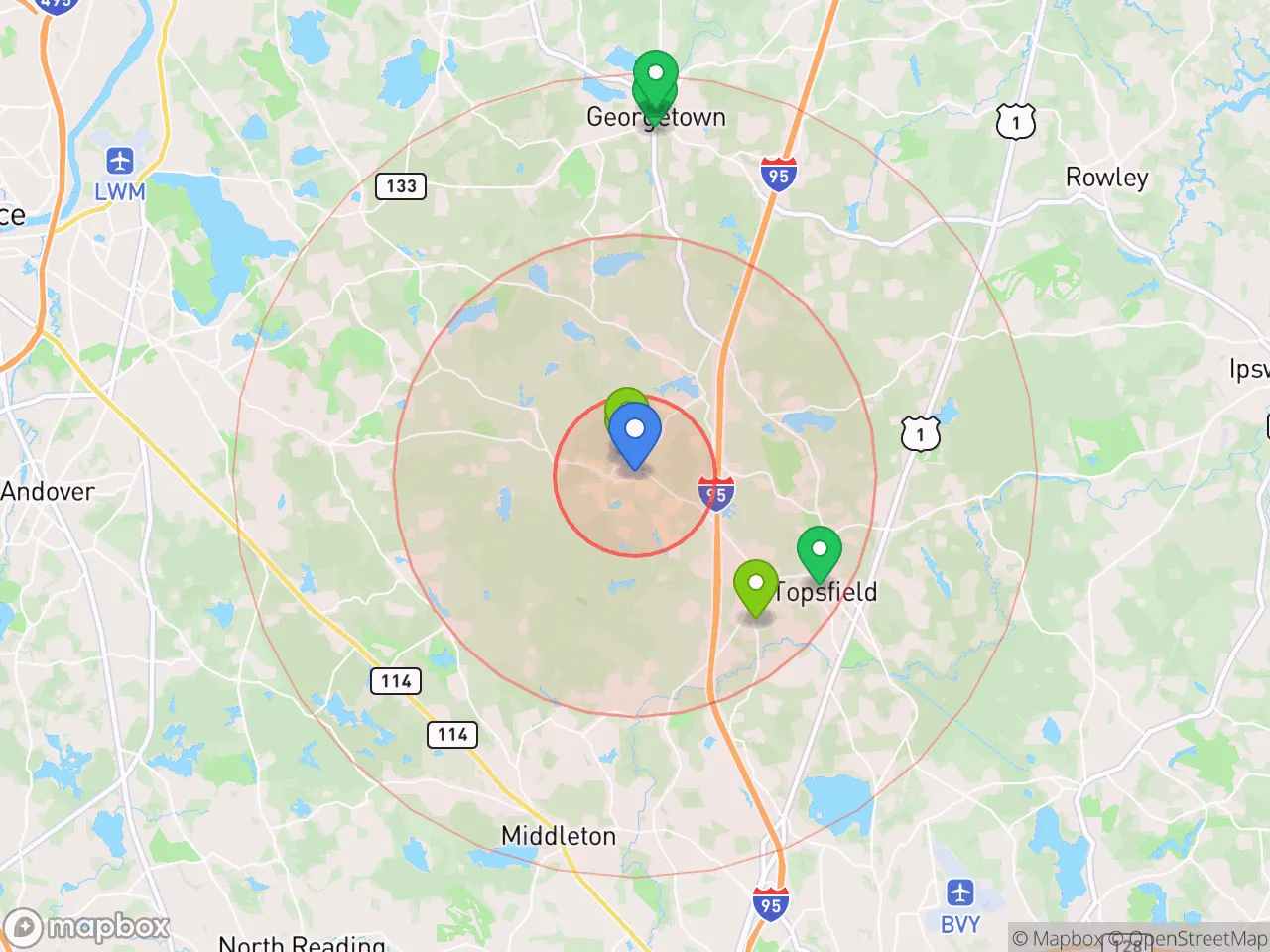Hood Index scan area