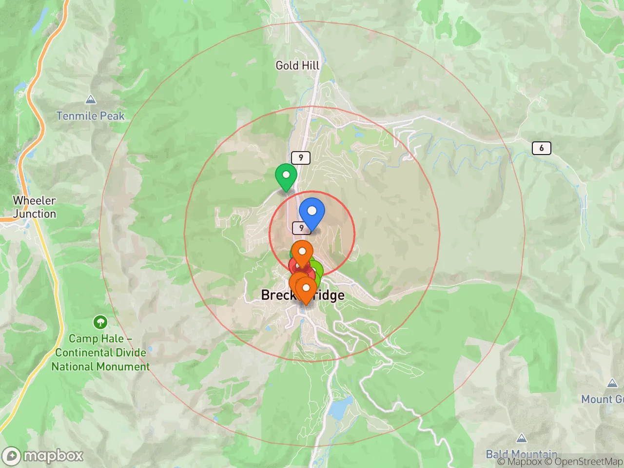 Hood Index scan area
