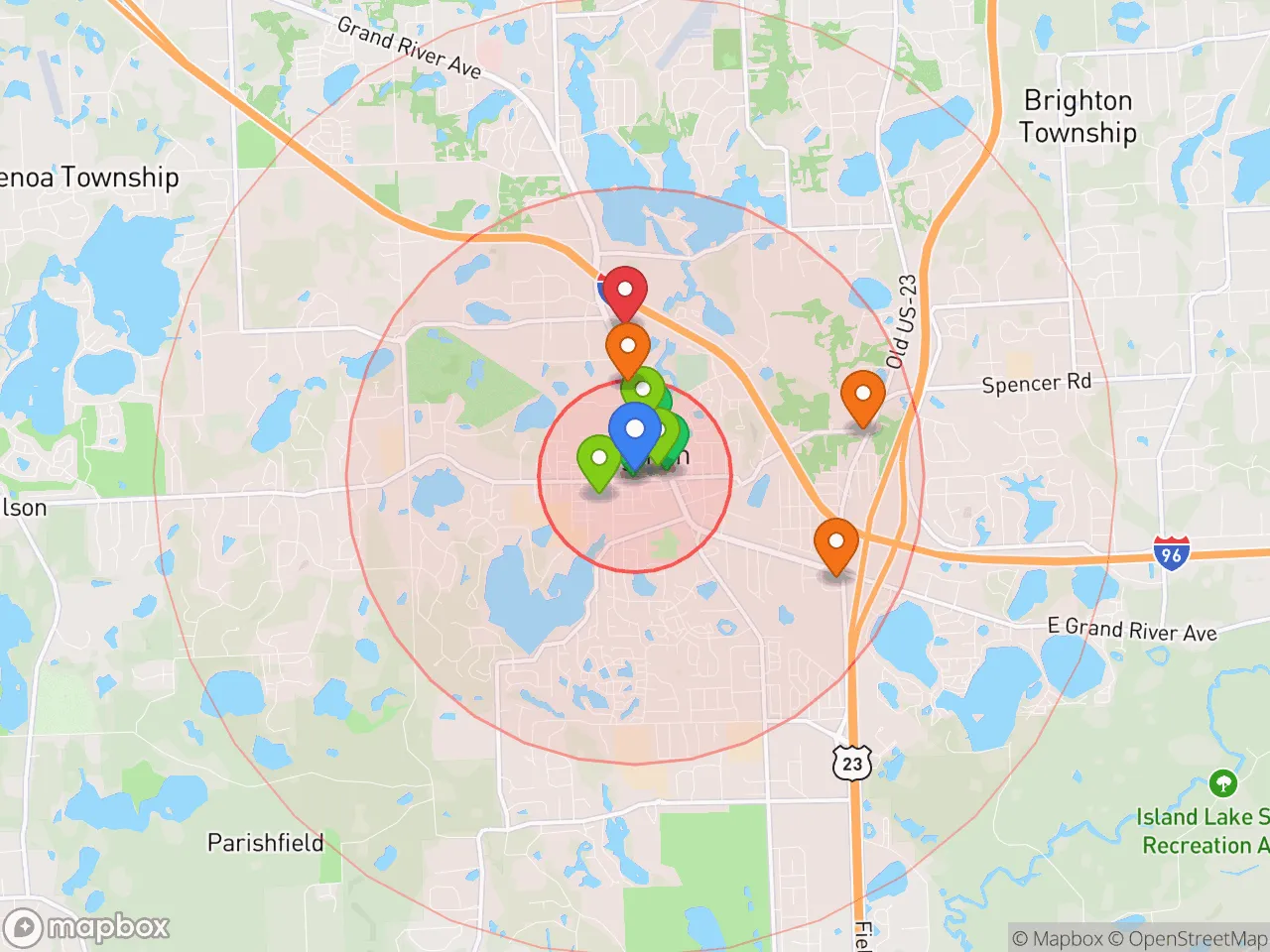 Hood Index scan area