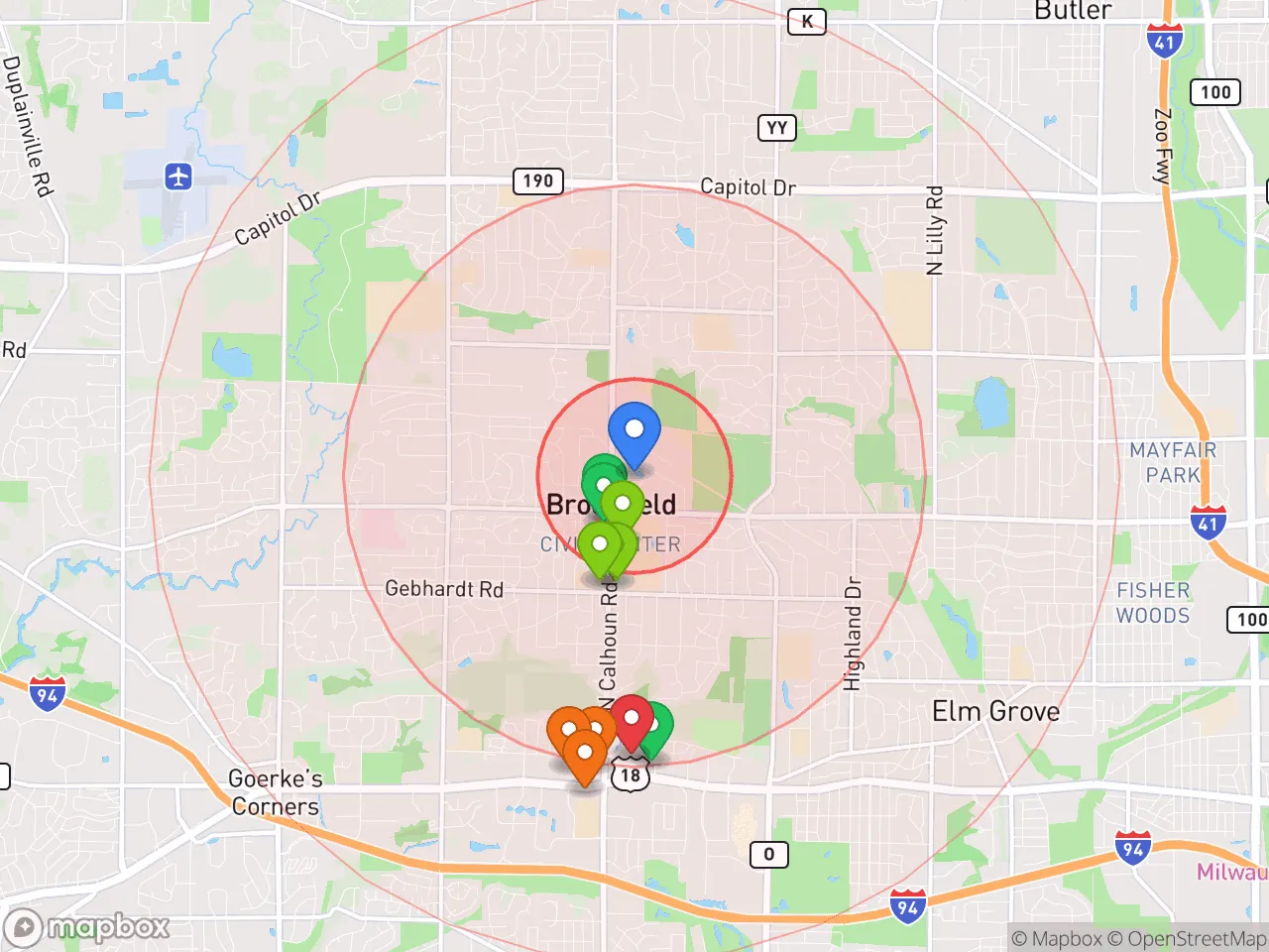 Hood Index scan area