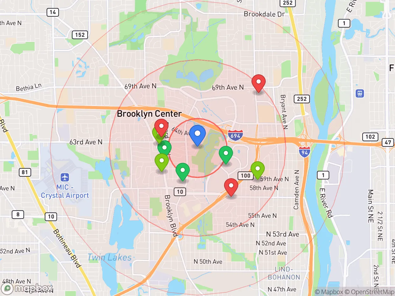 Hood Index scan area