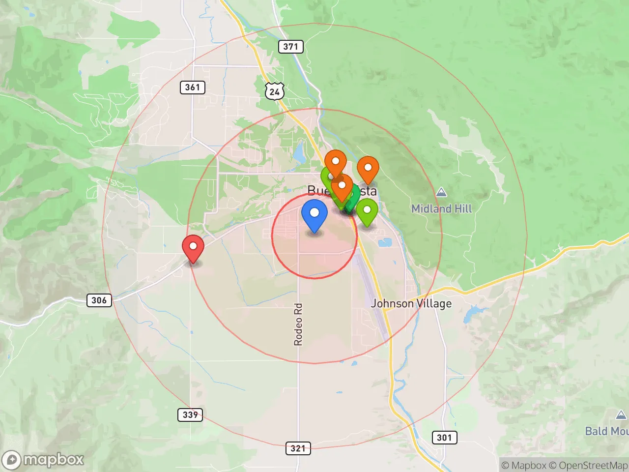 Hood Index scan area