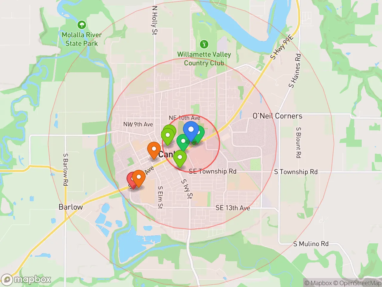 Hood Index scan area