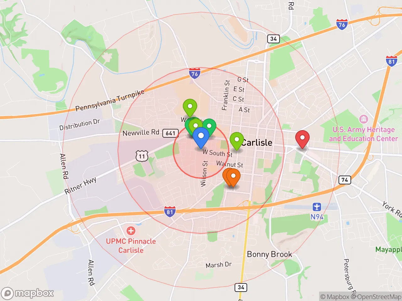 Hood Index scan area