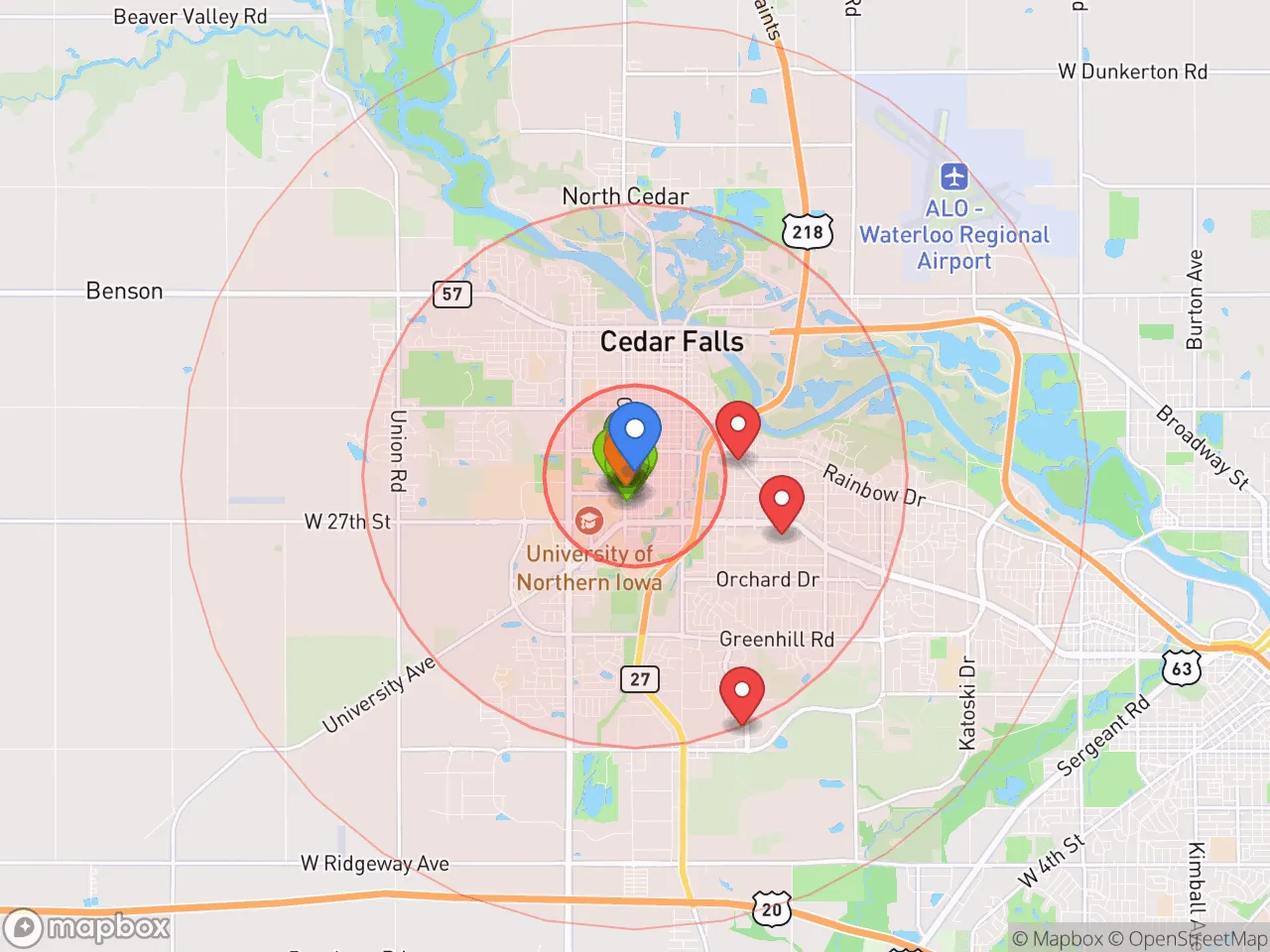 Hood Index scan area