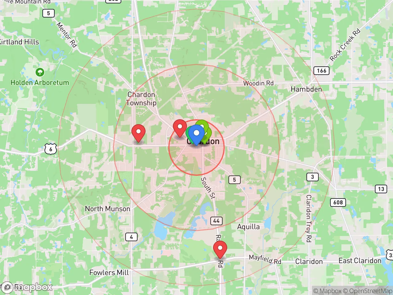 Hood Index scan area