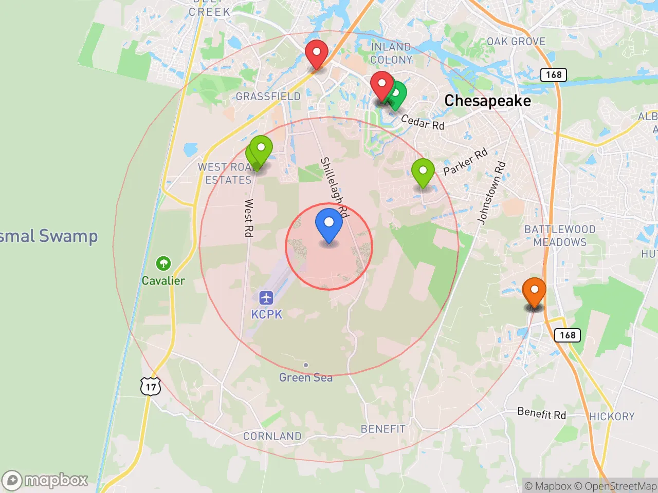 Hood Index scan area