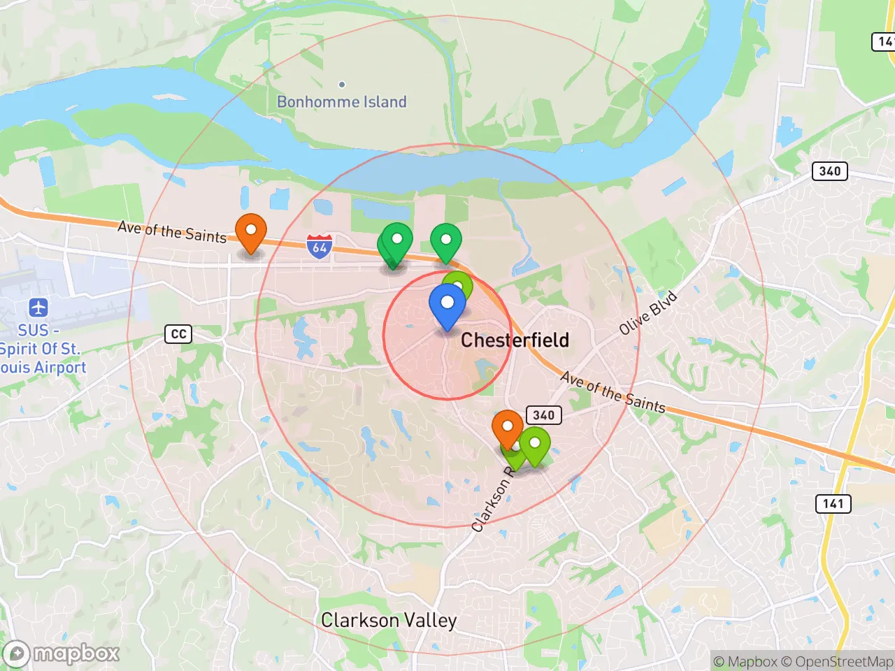 Hood Index scan area