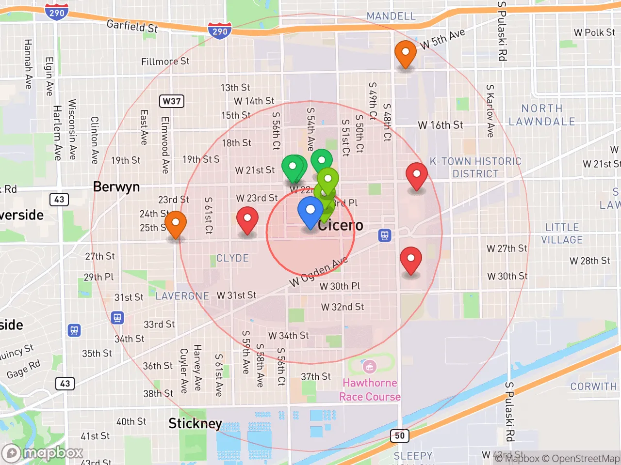 Hood Index scan area