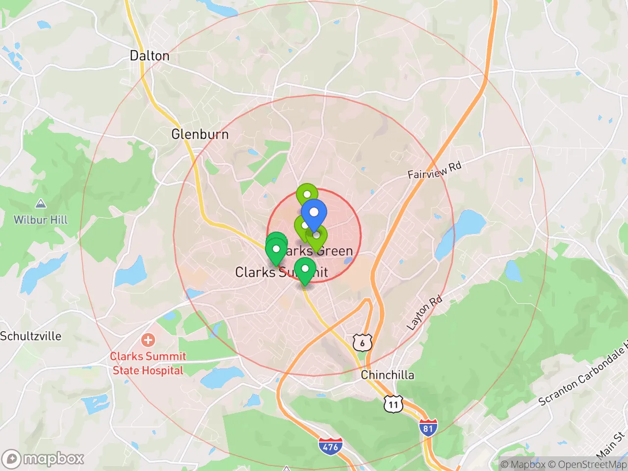Hood Index scan area