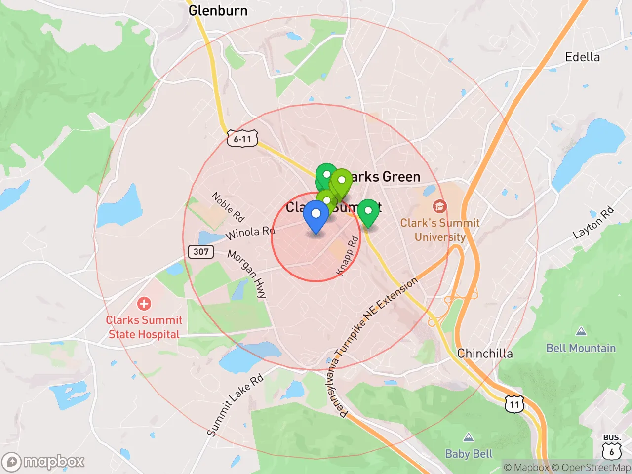 Hood Index scan area