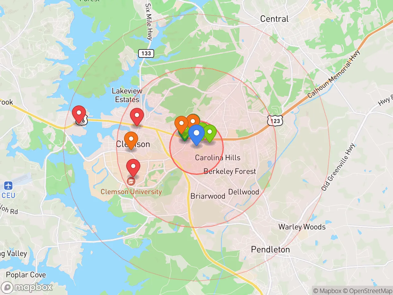 Hood Index scan area