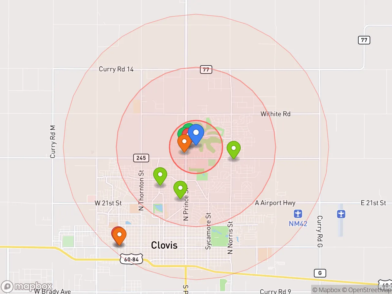 Hood Index scan area