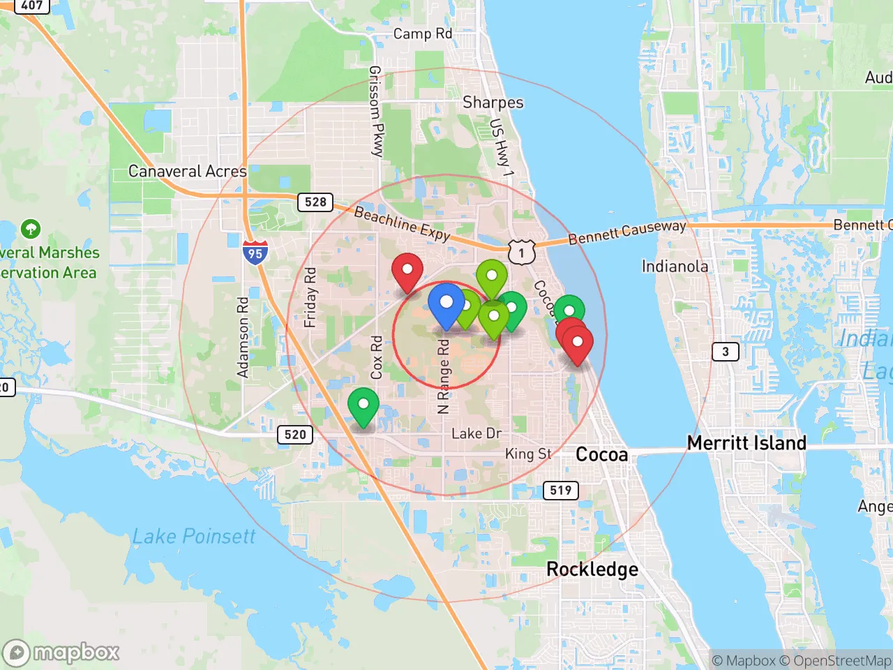 Hood Index scan area
