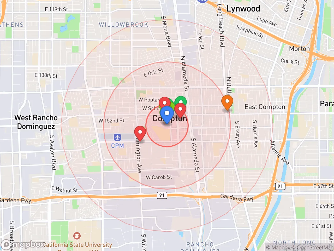 Hood Index scan area