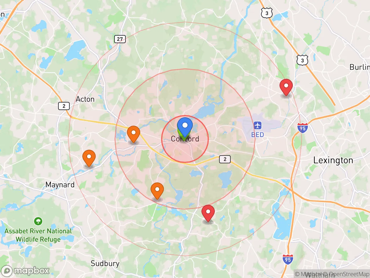 Hood Index scan area