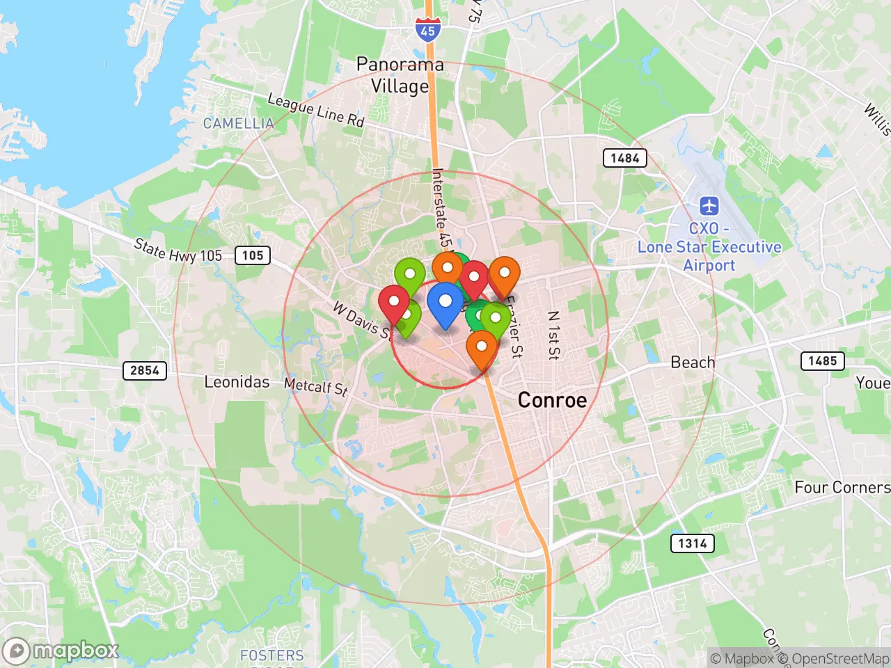 Hood Index scan area