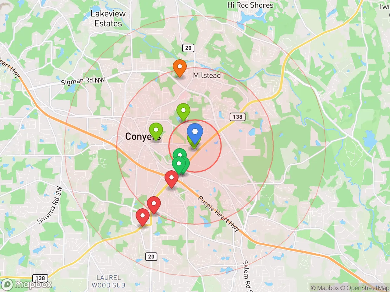 Hood Index scan area