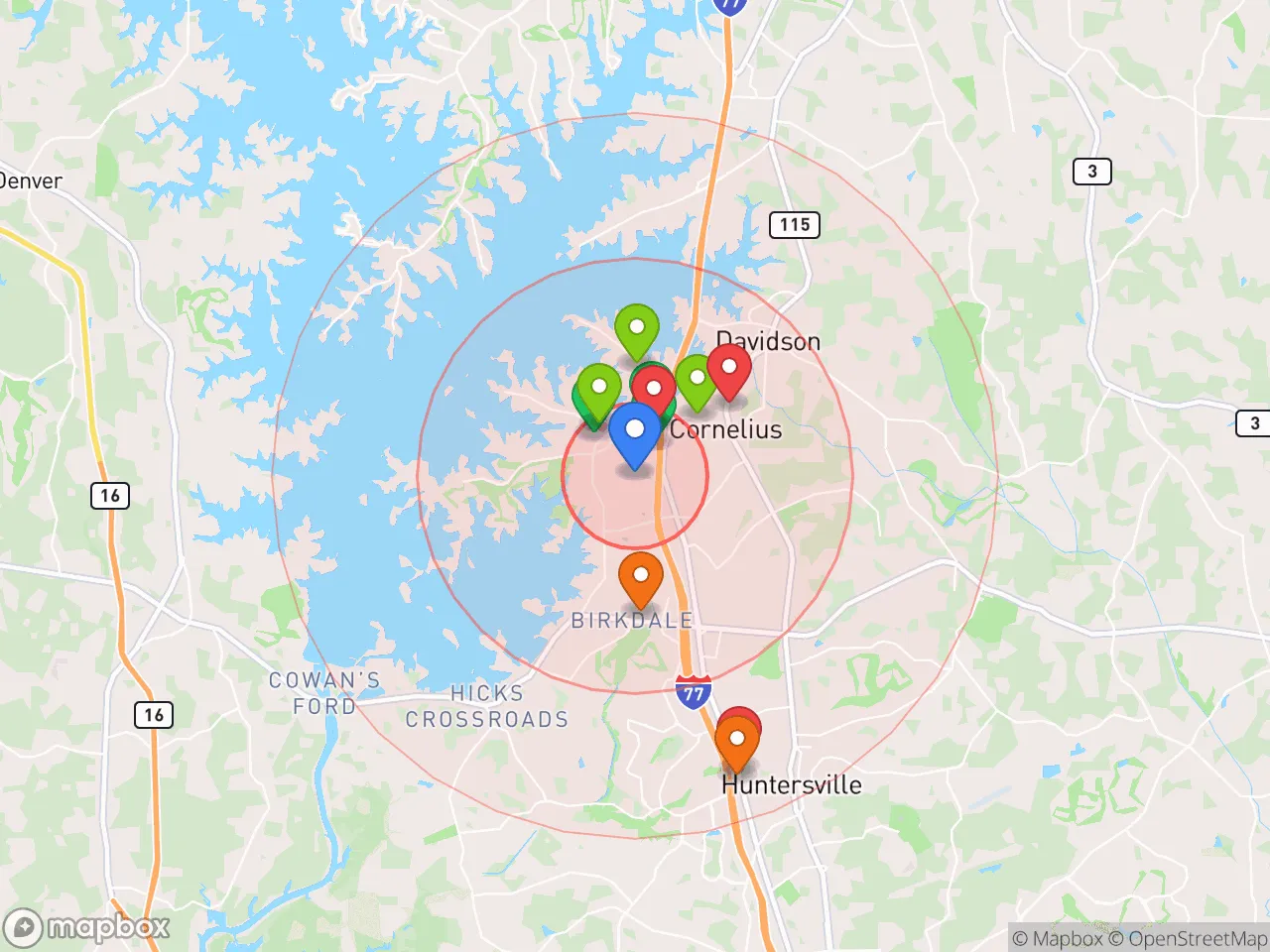 Hood Index scan area