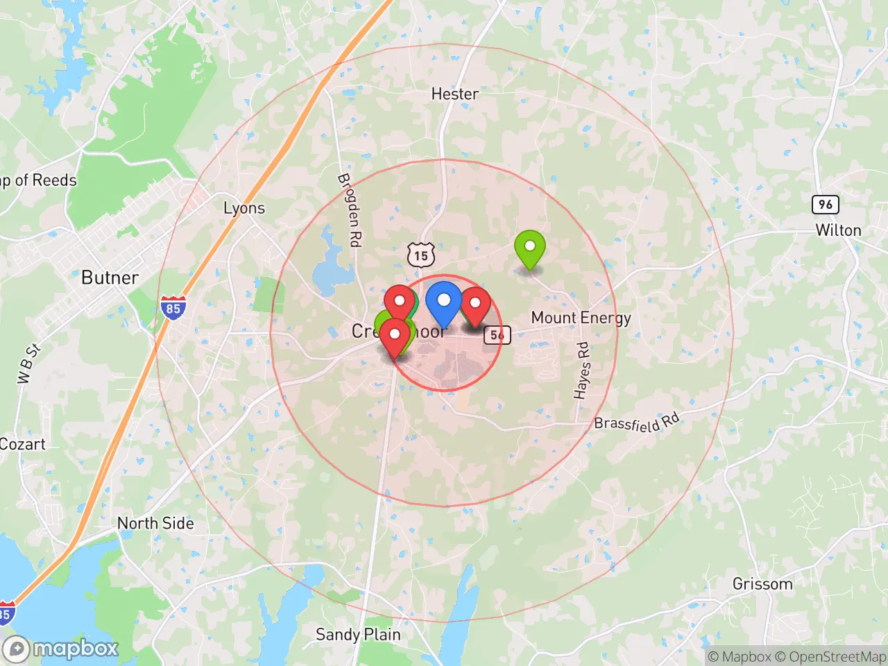 Hood Index scan area