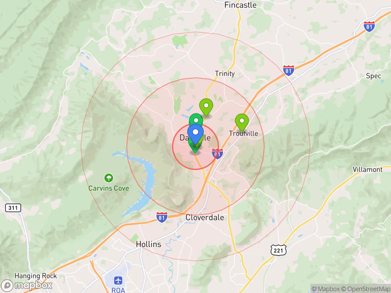Hood Index scan area